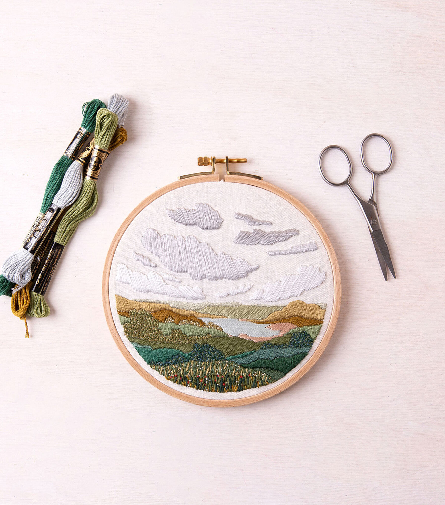 Landscape Embroidery Video Tutorial on Creativebug