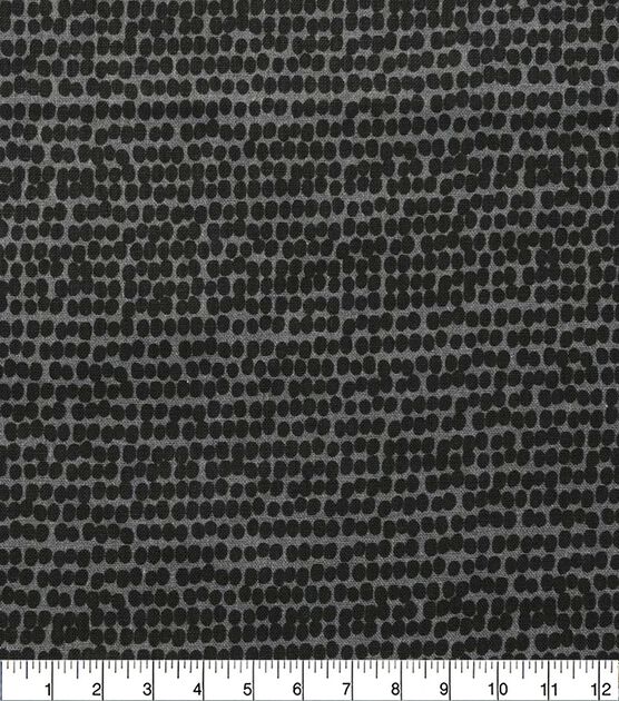 18" x 21" Black Tonal Dots Cotton Fabric Quarter 1pc by Keepsake Calico, , hi-res, image 3