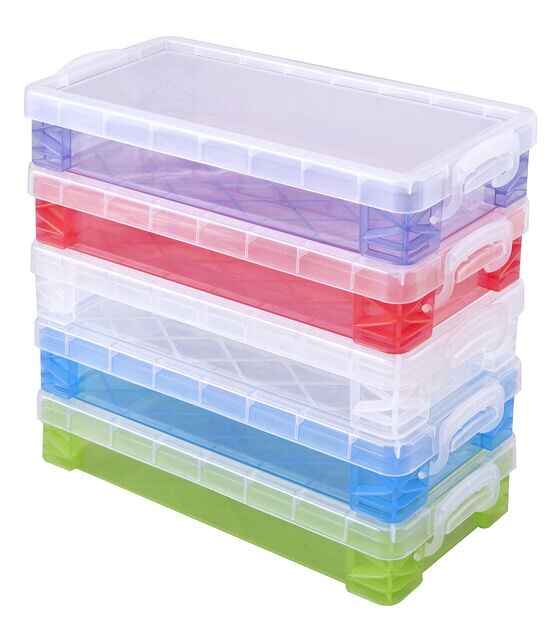 Teal Stacking Pencil Box by Simply Tidy™