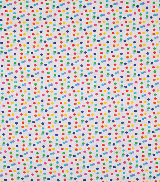 Confetti Dots Multi Celebration Cotton Fabric