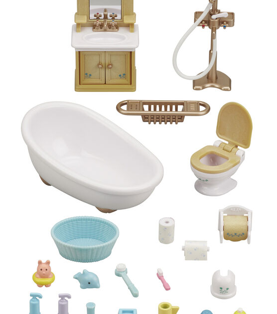 Calico Critters Country Bathroom Set, , hi-res, image 3