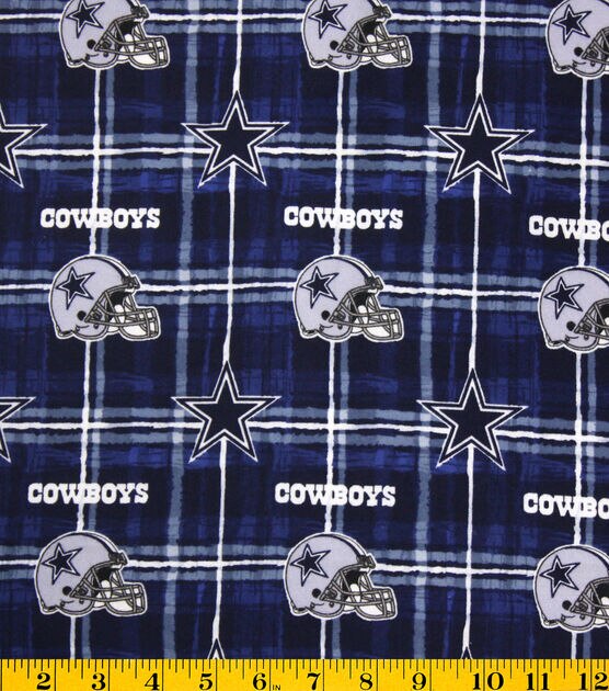 Fabric Traditions Dallas Cowboys Flannel Fabric Logo