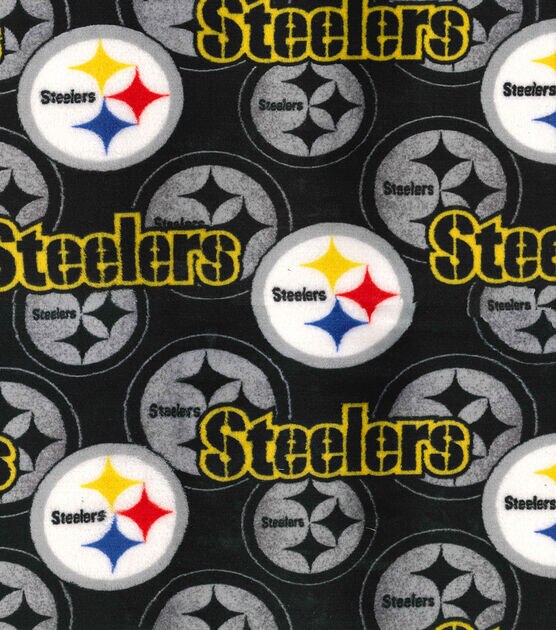 Fabric Traditions Pittsburgh Steelers NFL Velvet Fleece Fabric | JOANN