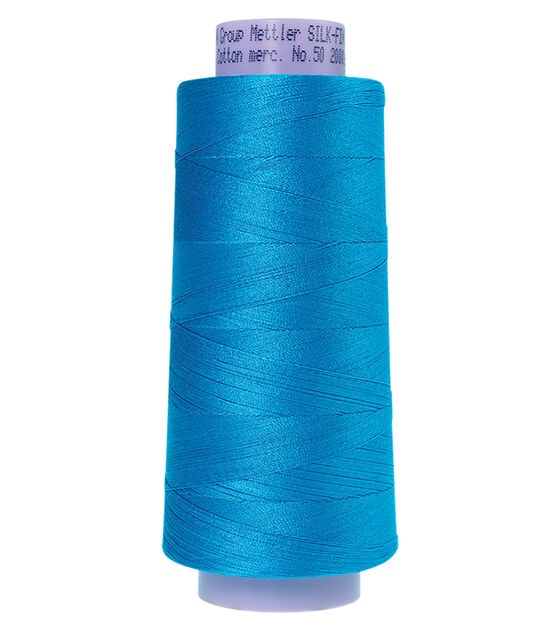 Mettler 2000yd Silk Finish 50wt Cotton Thread 2ct, , hi-res, image 1
