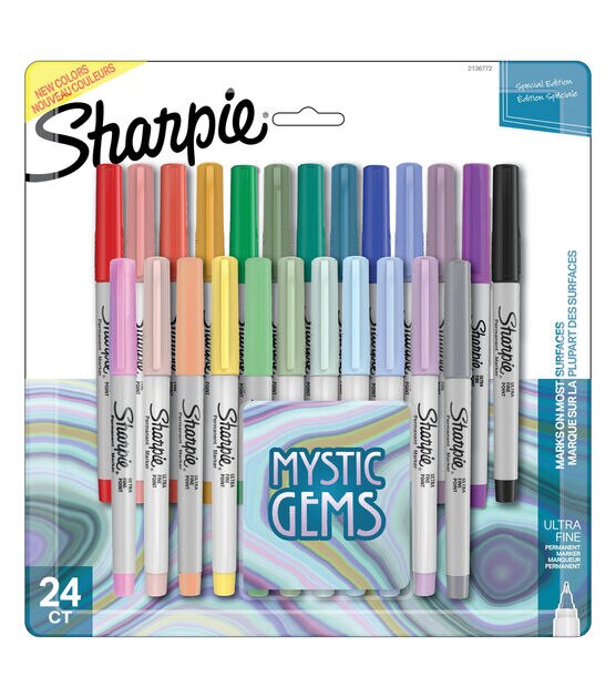 Sharpie Mystic Gems Ultra Fine Marker 24ct