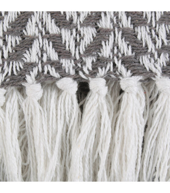 Design Imports Throw Blanket Gray Arrowhead, , hi-res, image 3