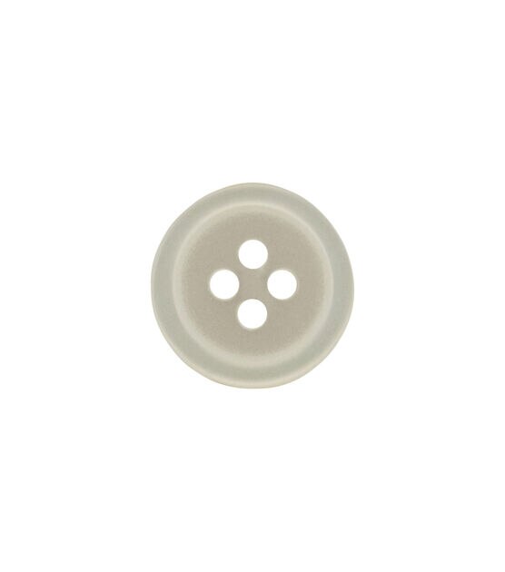 La Mode 5/8" White Round 4 Hole Buttons 4pk, , hi-res, image 2