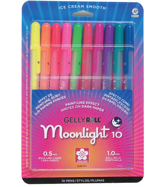 Sakura Gelly Roll Glaze Pens 0.8 mm Assorted Colors 6 Pens Per Set Pack Of  2 Sets - Office Depot