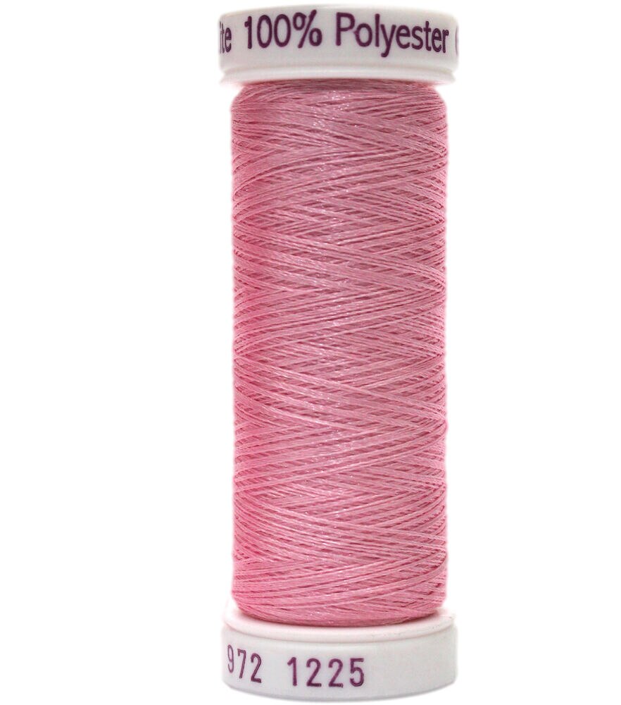 Sulky Polylite 60Wt 440Yd Thread, 1225 Pastel Pink, swatch