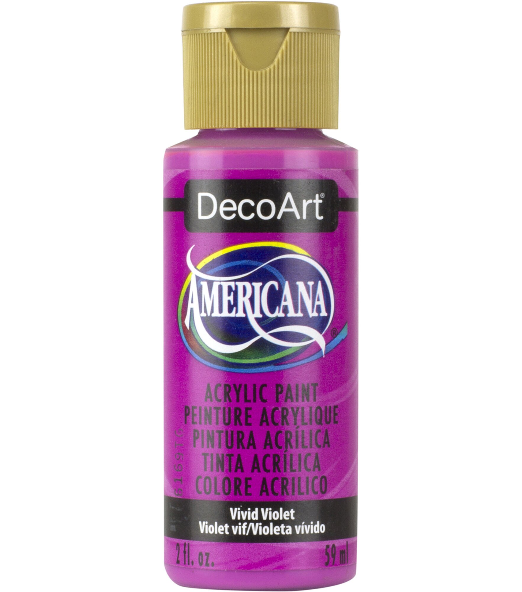 DecoArt Americana Acrylic 2oz Paint, Vivid Violet, hi-res