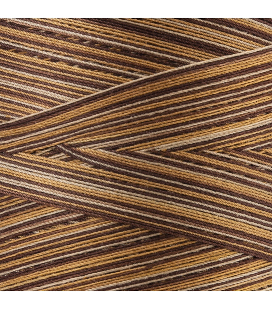 Coats & Clark 1200yd Cotton 30wt Multicolor Thread, Coats Cotton Multi Chocolate S, swatch, image 5