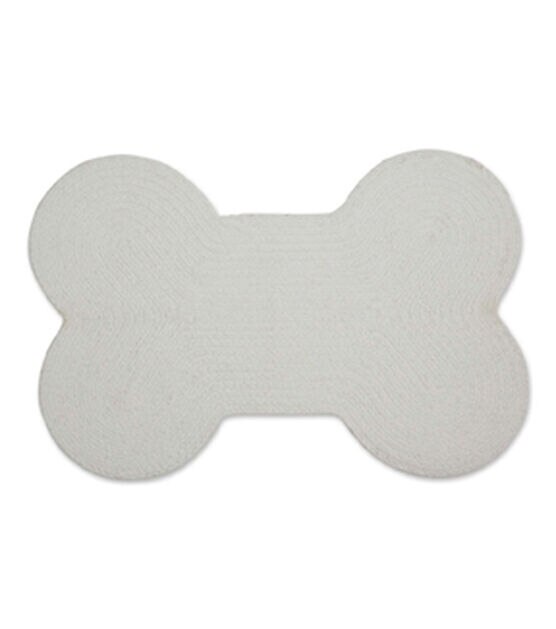 Design Imports Gray Woof Bone Pet Mat 16" x 24", , hi-res, image 3