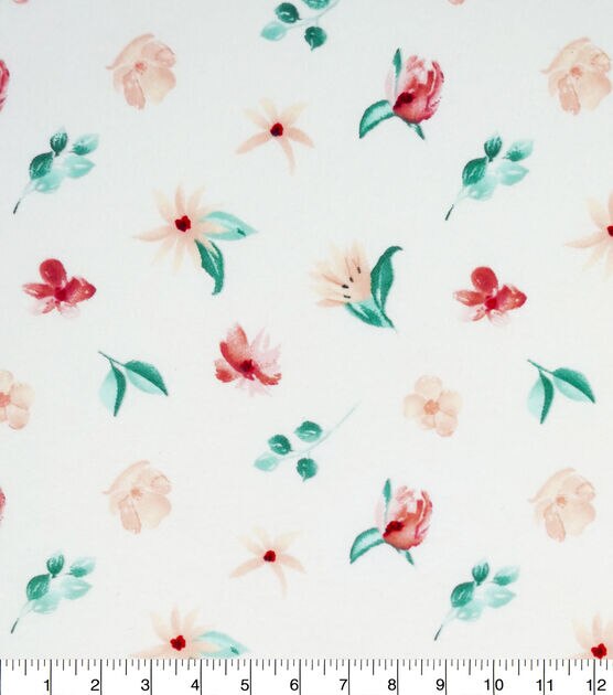 Fresh Picked Floral Nursery Flannel Fabric by Lil' POP!, , hi-res, image 3
