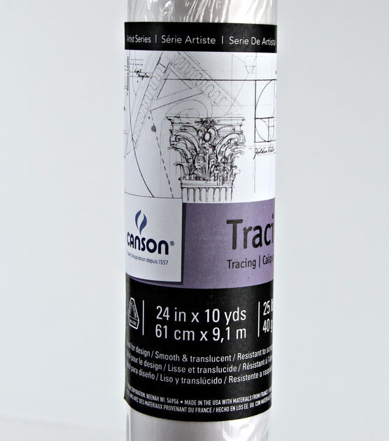 Canson Tracing Paper Roll 24" x 10 yds