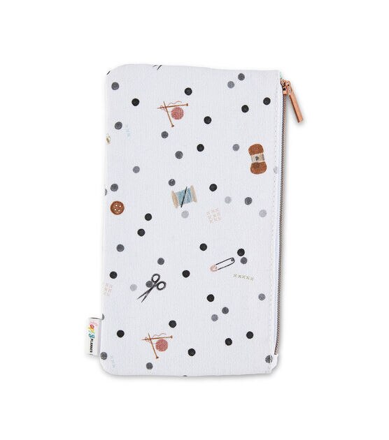 Happy Planner 5.5" x 8.5" Sew Much Happy Elastic Band Pen Pouch