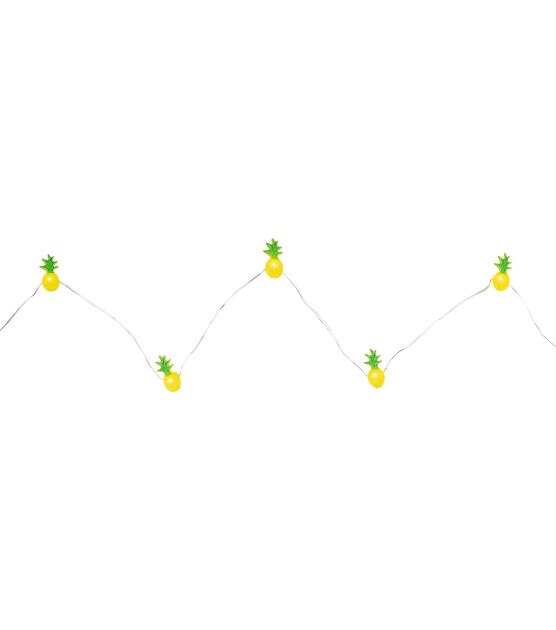 Northlight 10-Count LED Yellow and Green Pineapple Fairy Lights