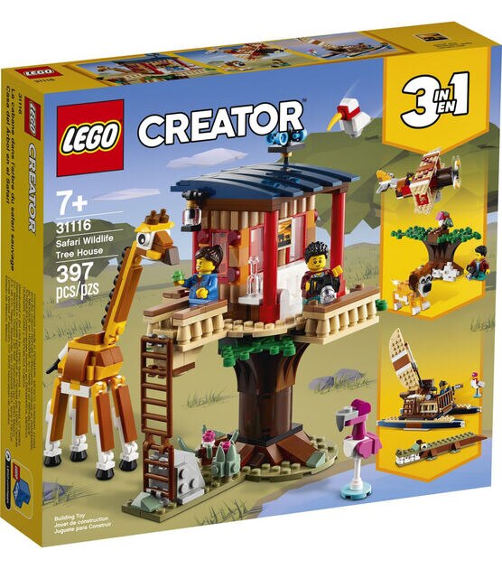 LEGO Creator Safari Wildlife Tree House 31116 Set, , hi-res, image 4