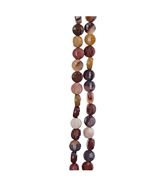 7" Orange Mookaite Strung Beads by hildie & jo, , hi-res, image 2