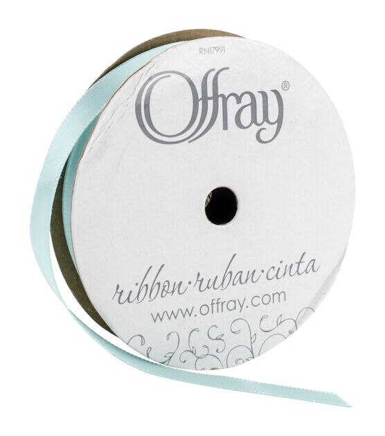 Offray Single Face Satin 3/8'' 18 Feet, , hi-res, image 1