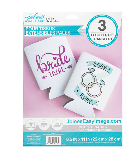 Jolee's Boutique 8.5" x 11" Easy Image Light Stretch Transfer Sheet 3pk, , hi-res, image 2