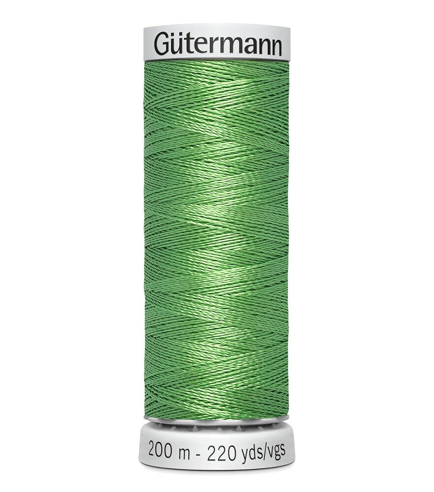 Gutermann 200M Dekor Thread, 8340 Green Leaf, swatch