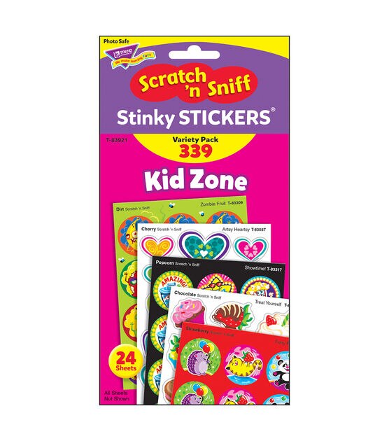 TREND 339pc Kid Zone Stinky Stickers Variety Pack, , hi-res, image 3