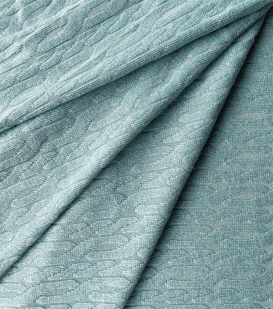 Light Blue Cable Knit Athleisure Fabric, , hi-res, image 2