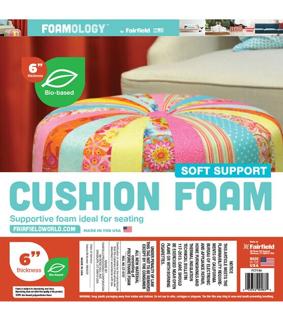 Soft Support Foam Tuffet 18" x 18" x 6" thick, , hi-res, image 2