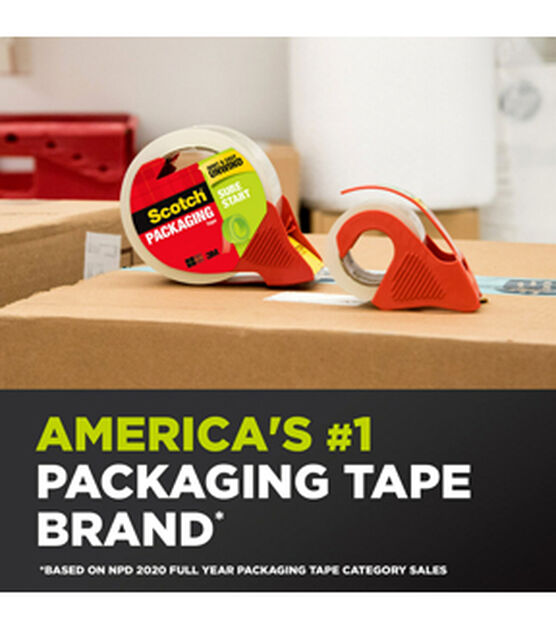 Scotch Sure Start Packaging Shipping Tape, , hi-res, image 2