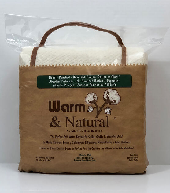 The Warm Company Warm & Natural Twin Cotton Needled Batting