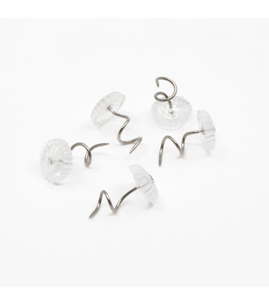 Dritz Twist Pins, Clear, 10 pc, , hi-res, image 4