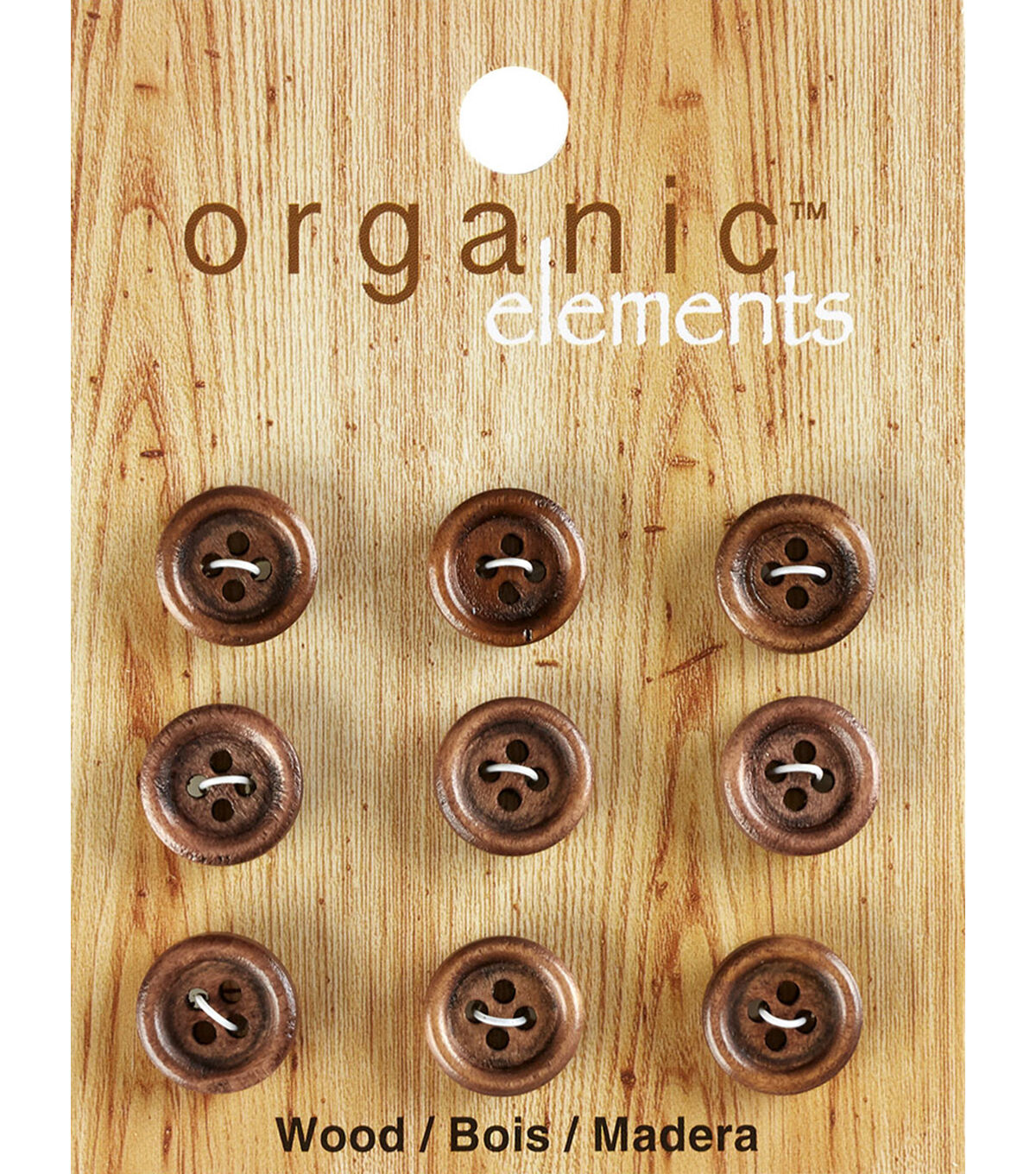 SAME DAY FREE POSTAGE 24 x 20 mm 2 HOLES 10 x TIGER FACE WOODEN BUTTONS