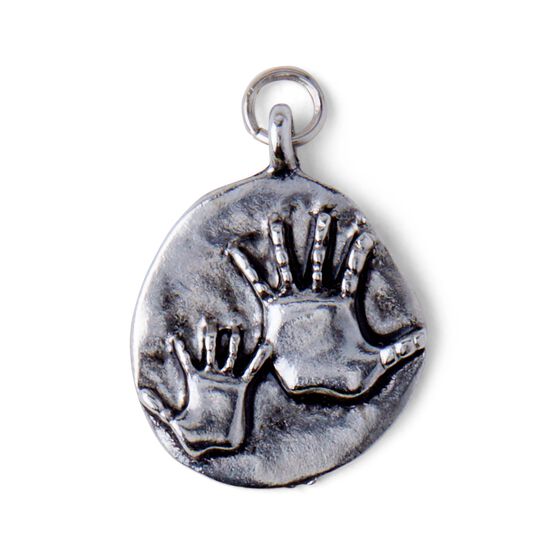 18mm Antique Silver Mommy & Me Charm by hildie & jo, , hi-res, image 2