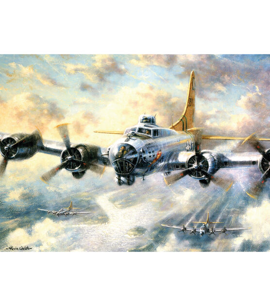 Royal & Langnickel Adult Painting by Numbers Flying Fortress Kit, , hi-res, image 2