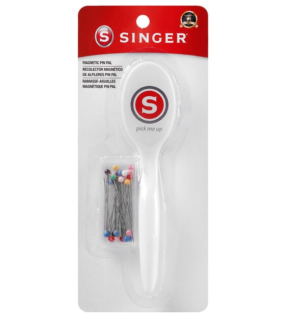 SINGER Magnetic Pin Pal Pickup with 25 Ball Head Pins