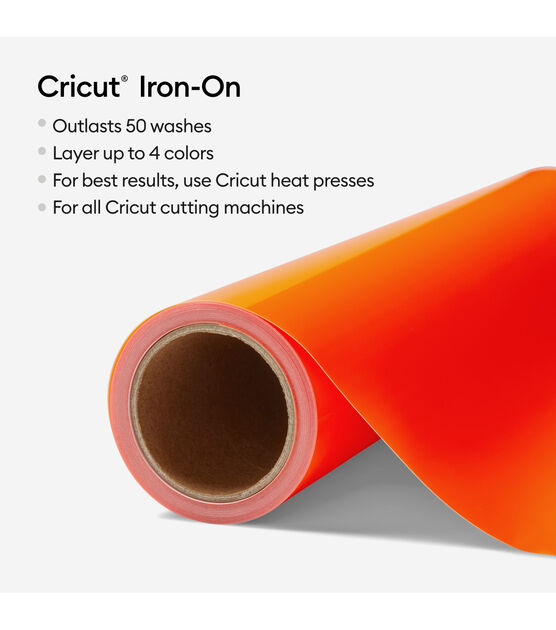 Cricut 12" x 12' Iron On Heat Transfer Vinyl Roll, , hi-res, image 6