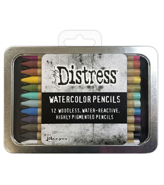 Tim Holtz 12ct Distress Watercolor Pencil Set 1