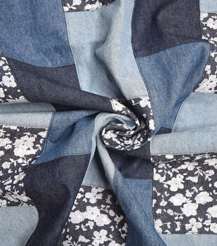 Blue Fabric, Cotton Shot, Lagoon, Solid Cotton Fabric, Denim Print