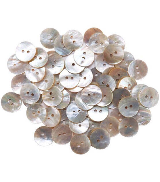 Favorite Findings 5/8" Round Agoya Shell Buttons