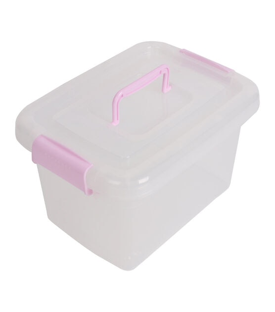 11" x 6.5" Pink & Blue Plastic Storage Boxes 5ct by Top Notch, , hi-res, image 17