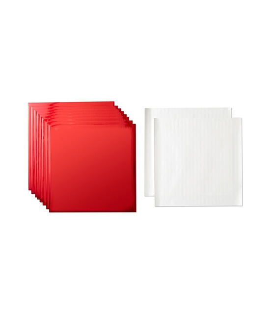 Cricut 12" x 12" Red Foil Transfer Sheets 8ct, , hi-res, image 2