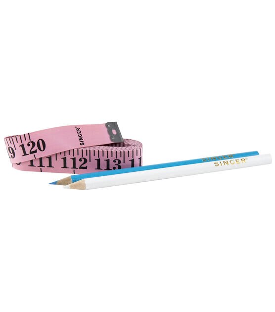 SINGER Measure & Mark Kit -Tape Measure 120in & Marking Pencils 2ct, , hi-res, image 2