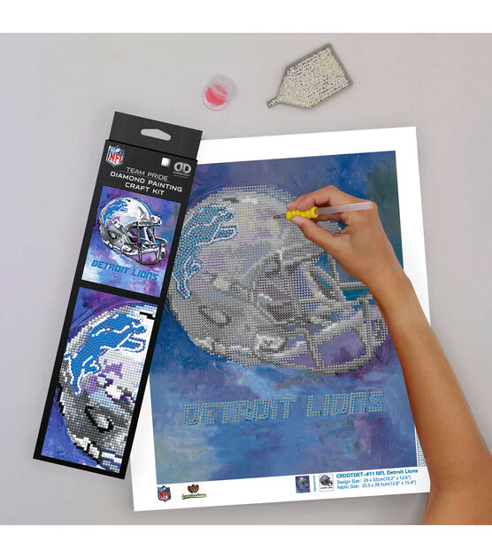 Sporticulture 10 x 12.5 NFL Detroit Lions Diamond Painting Kit