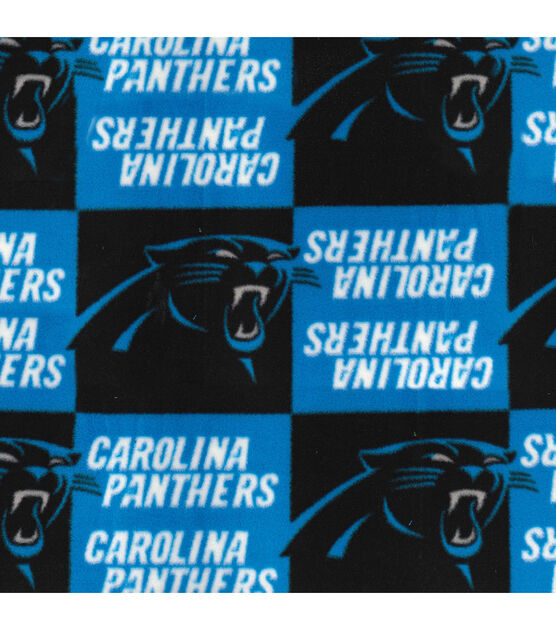 Fabric Traditions Carolina Panthers Fleece Fabric Block, , hi-res, image 2