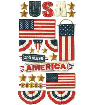 American Crafts Stickers Neutral Bling Assorted