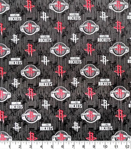 Houston Rockets Cotton Fabric Court