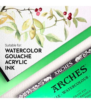 Arches 140 lb. Watercolor Block, Hot-Pressed, 18 inch x 24 inch