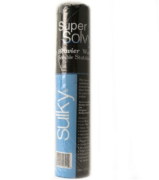Sulky 12" x 9.5yd Super Solvy Water Soluble Stabilizer