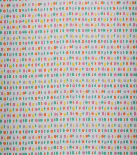 Multicolor Varying Dots Quilt Cotton Fabric by Quilter's Showcase, , hi-res, image 2