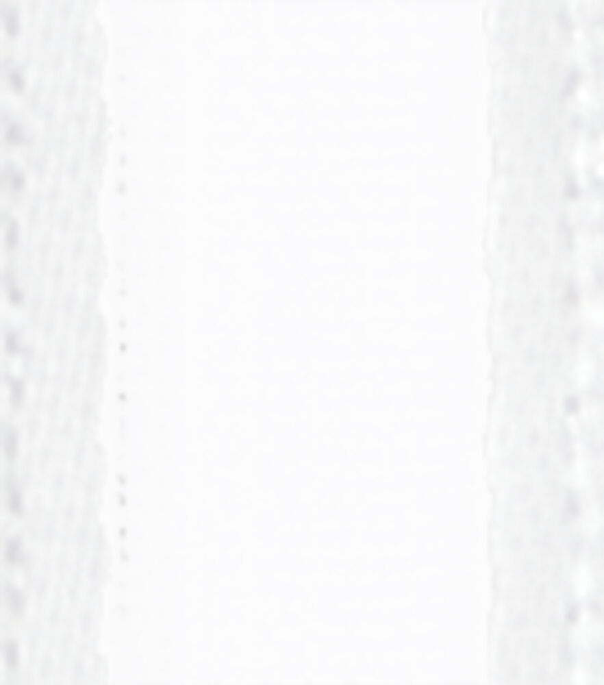 Offray 3/8"x9' Dancer Sheer Ribbon, White, swatch